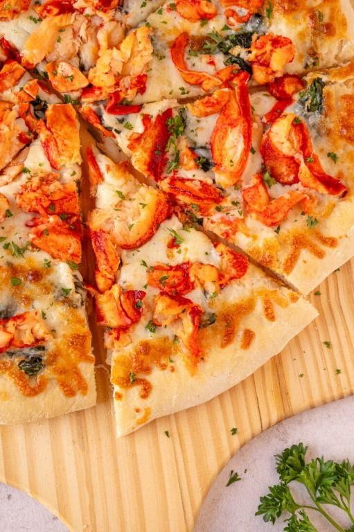 Lobster Pizza with Truffle Oil