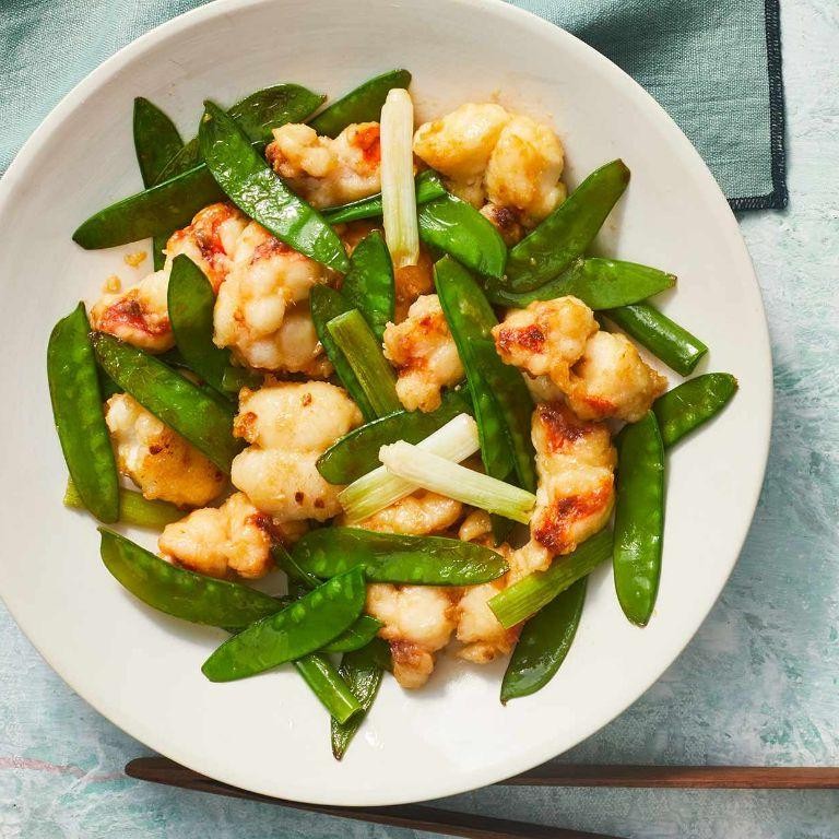 Lobster Stir Fry with Vegetables