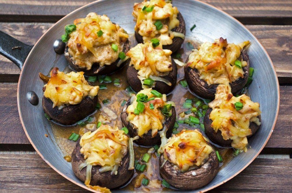 Lobster Stuffed Mushrooms