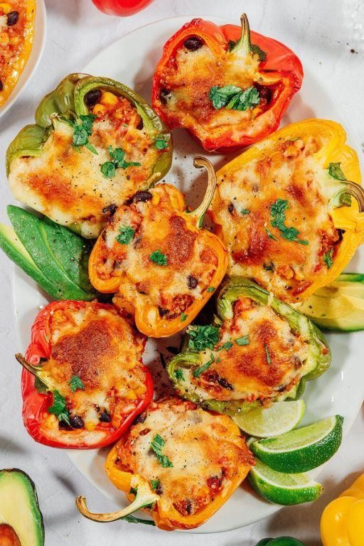 Lobster and Quinoa Stuffed Peppers