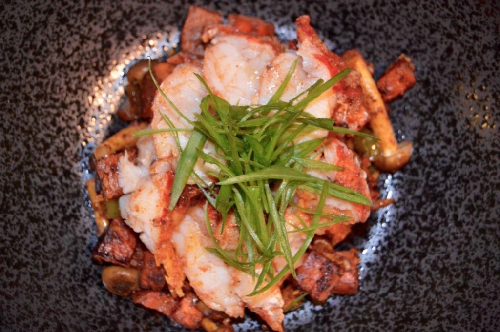 Lobster and Sweet Potato Hash