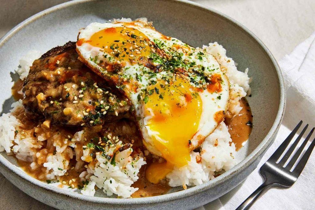 Loco Moco with Miso Gravy