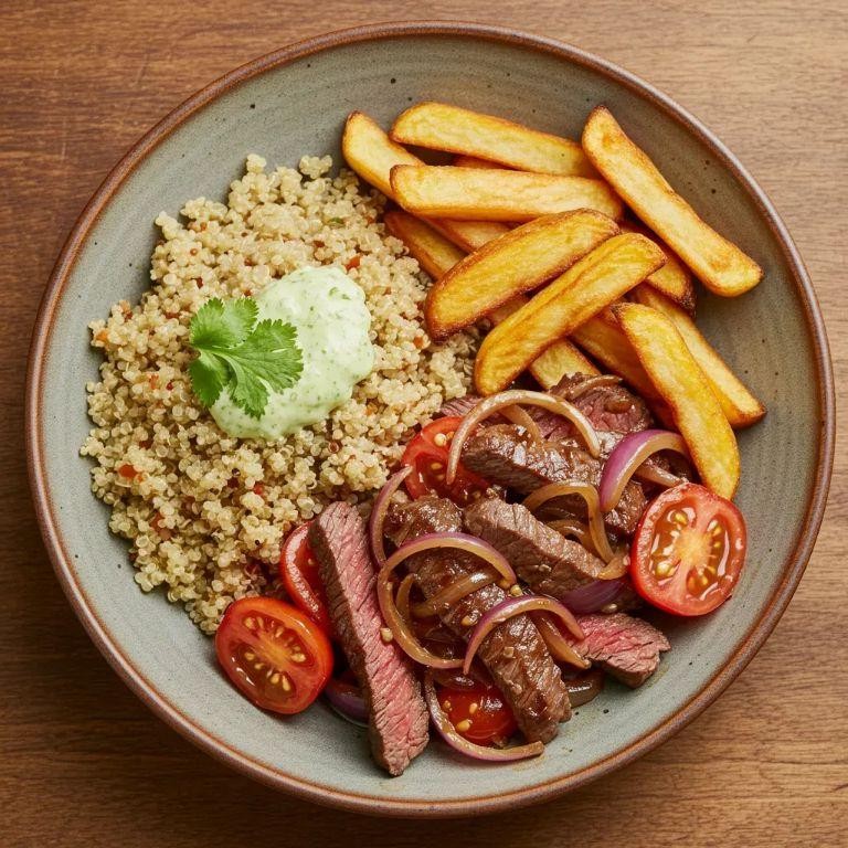 Lomo Saltado Stir Fry with Quinoa