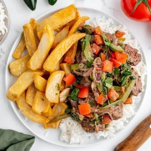 Lomo Saltado with a Twist of Balsamic Vinegar