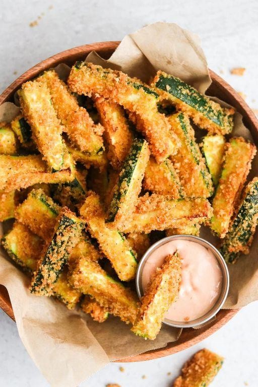 Low Carb Air Fryer Zucchini Fries