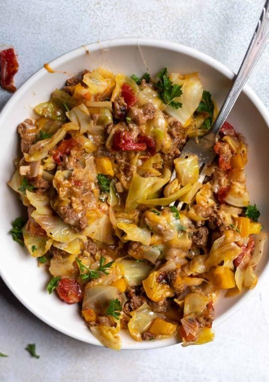 Low-Carb Cabbage Casserole