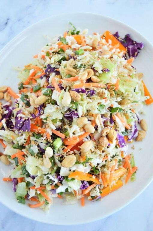 Low-Carb Oriental Cole Slaw