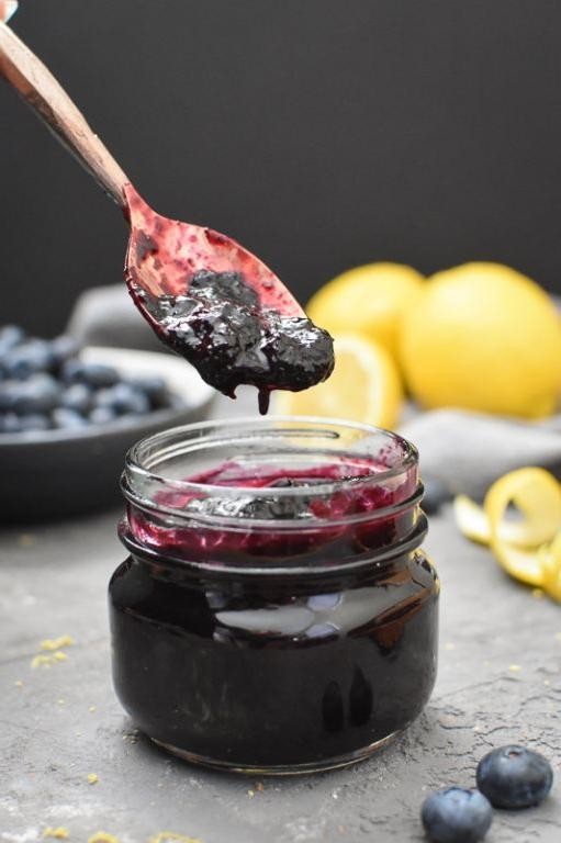 Low-Sugar Blueberry Jam