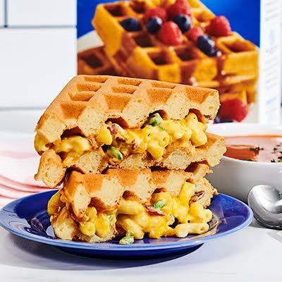 Mac and Cheese Waffles