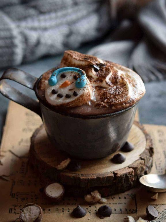 Malted Milk Hot Chocolate