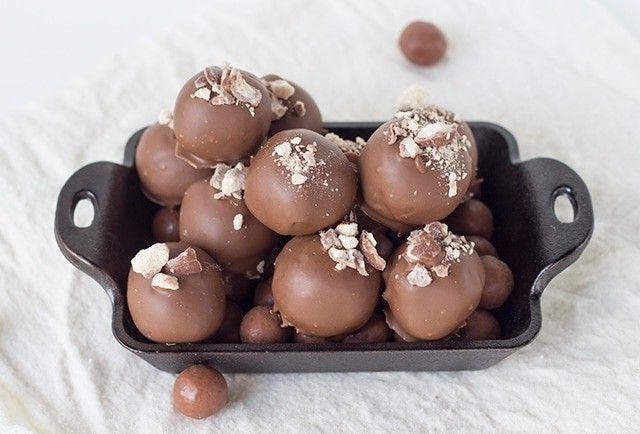 Malted Milk Truffles