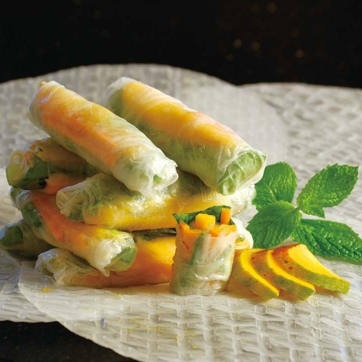 Mango and Cucumber Veggie Wrap
