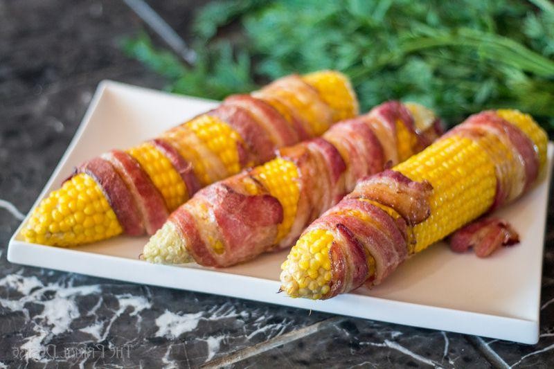 Maple Bacon Crockpot Corn on the Cob