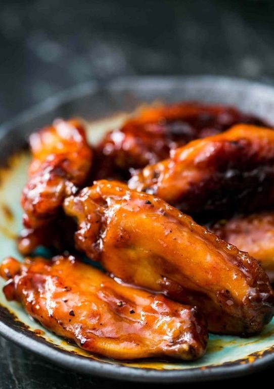 Maple Bourbon Hot Wings