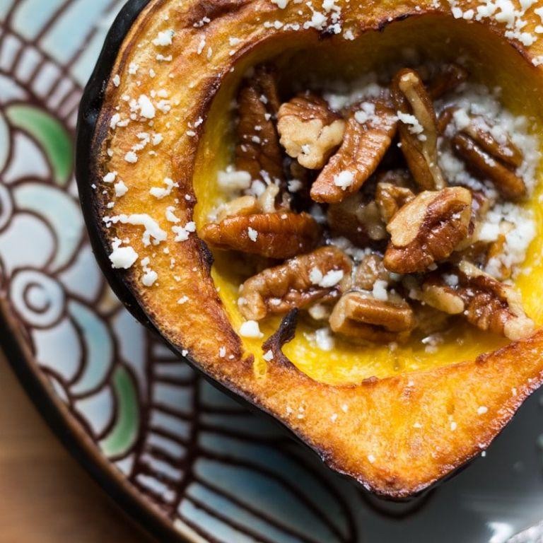 Maple Butter Roasted Acorn Squash