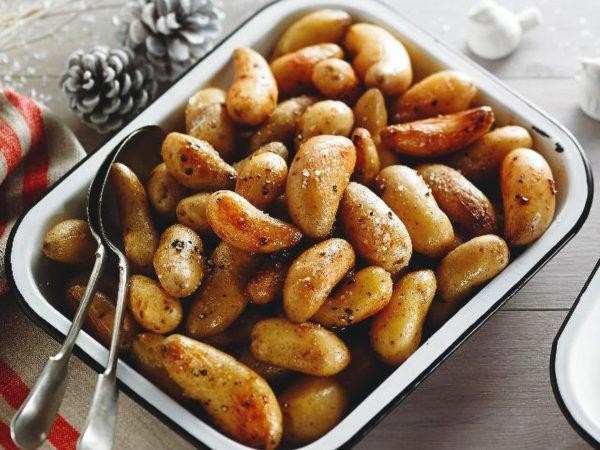 Maple Dijon Roasted Fingerling Potatoes