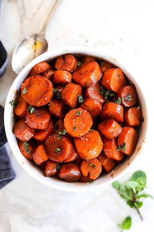 Maple Glazed Carrot Coins