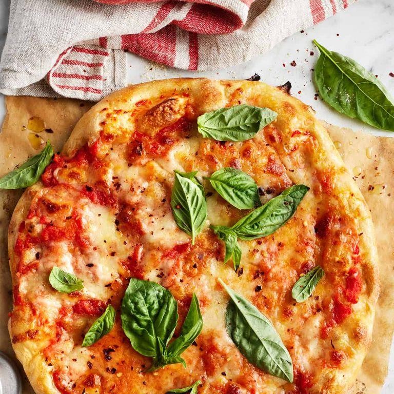 Margherita Pizza with Fresh Basil