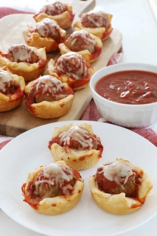 Marinara Frozen Meatball Cups