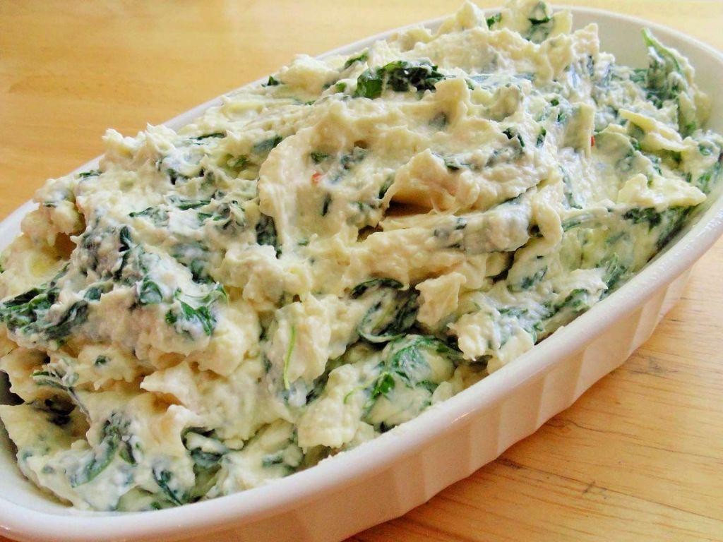 Marinated Artichoke Heart and Spinach Dip
