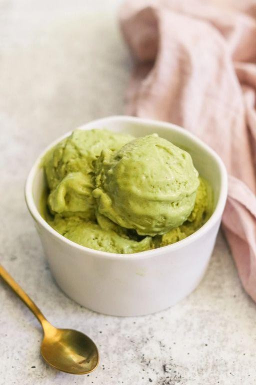 Matcha Green Tea Cottage Cheese Ice Cream