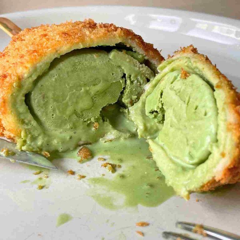 Matcha Green Tea Fried Ice Cream