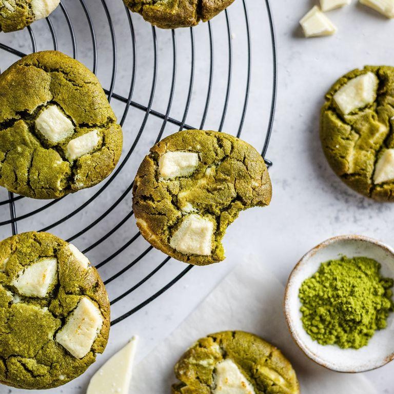 Matcha Green Tea Ladyfinger Cookies