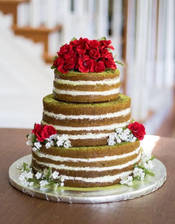 Matcha Green Tea Wedding Cake