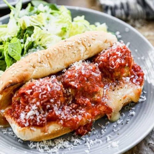 Meatball Sub with Marinara Sauce