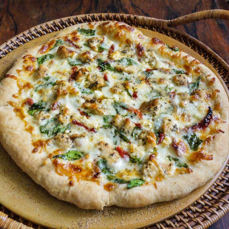Mediterranean Chicken Pizza