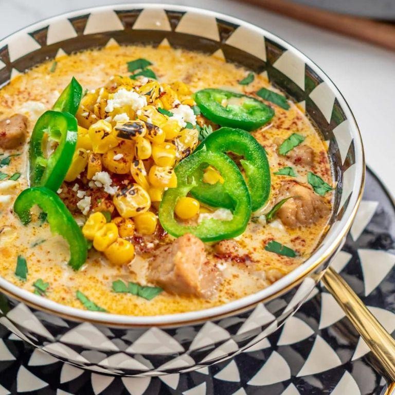 Mexican Pork Tenderloin and Corn Chowder