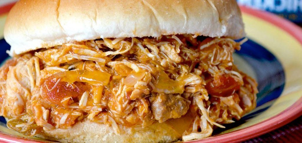 Mexican Shredded Chicken Sandwich
