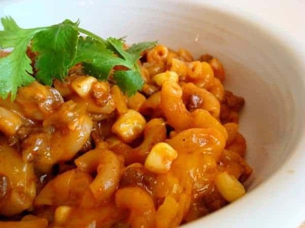 Mexican Style Chili Mac with Corn