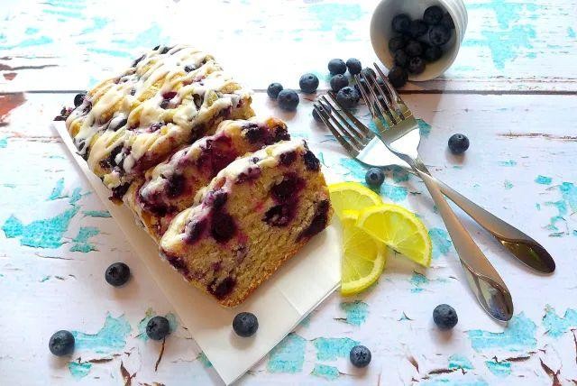 Meyers Lemon Blueberry Cake