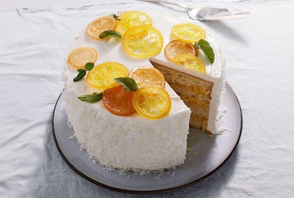 Meyers Lemon Coconut Cake
