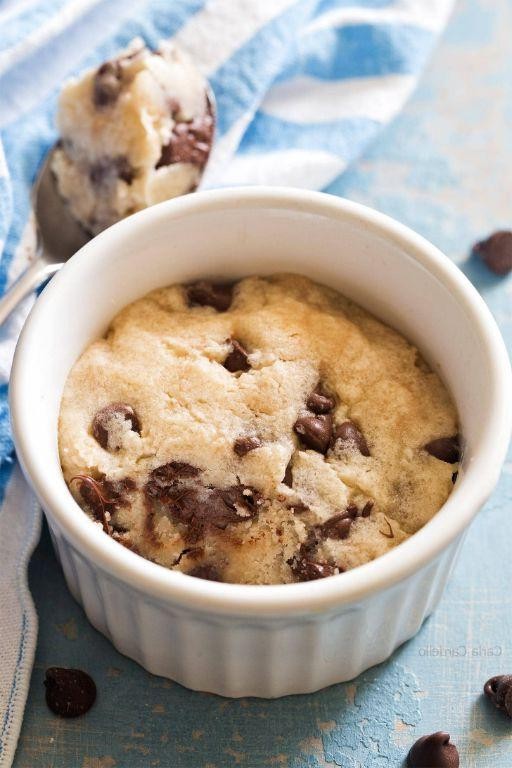 Microwave Chocolate Chip Cookie