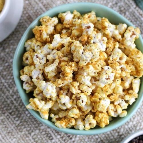 Microwave Popcorn with Nutritional Yeast