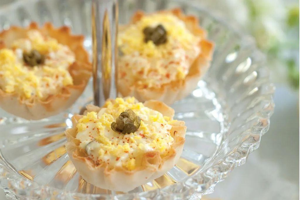 Mini Phyllo Shells with Egg Salad