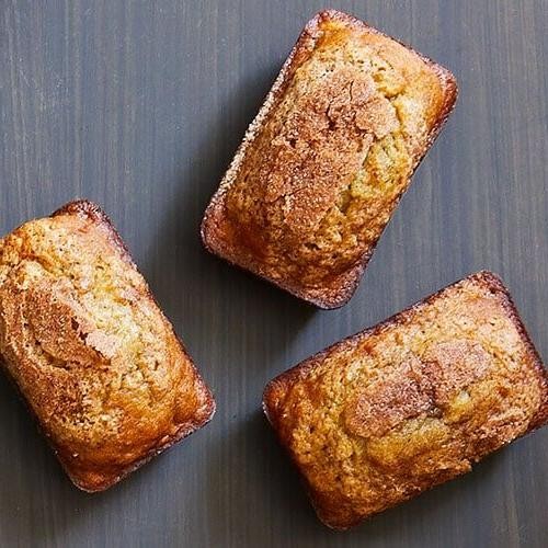 Miniature Banana Bread Loaves