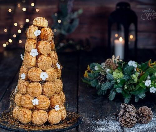 Mint Chocolate Chip Croque en Bouche