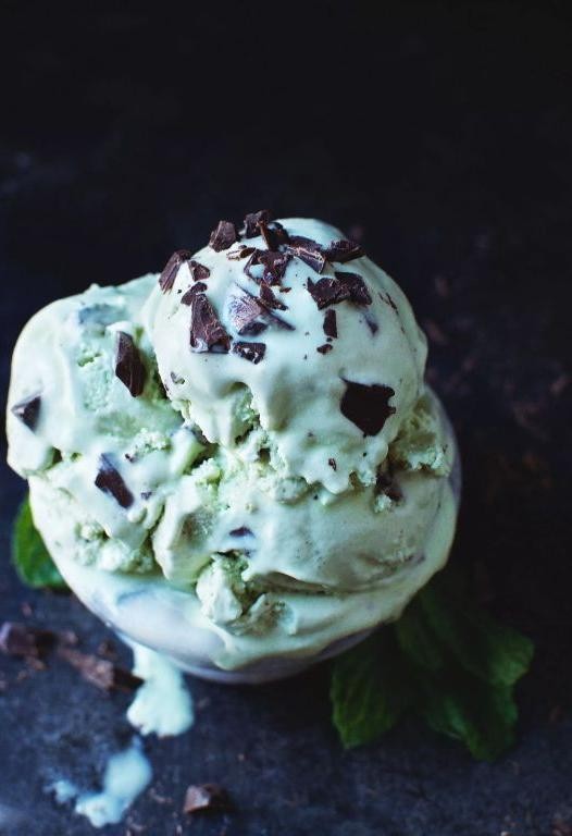 Mint Chocolate Chip Keto Ice Cream