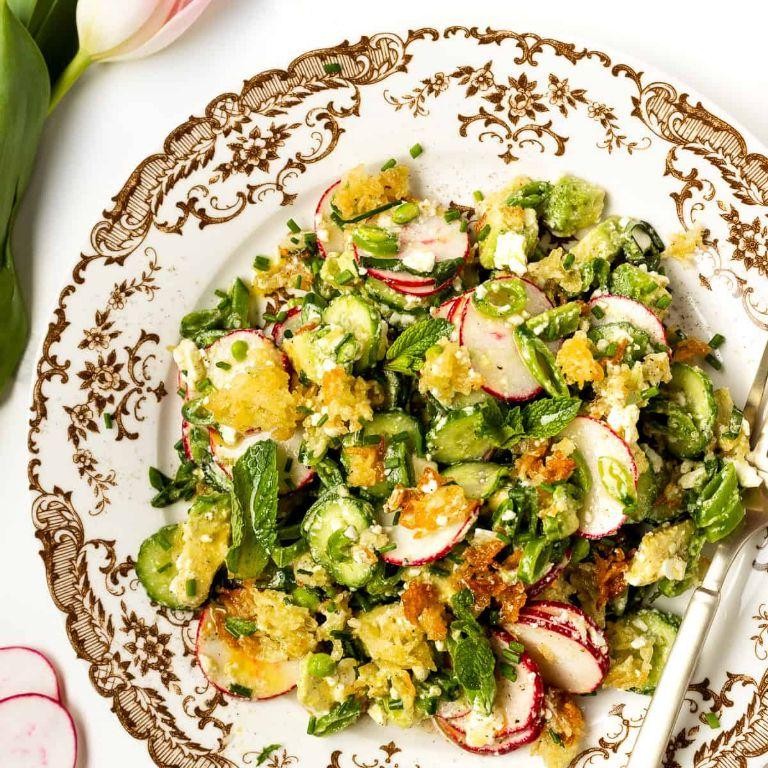 Minute Rice Salad with Lemon Dressing