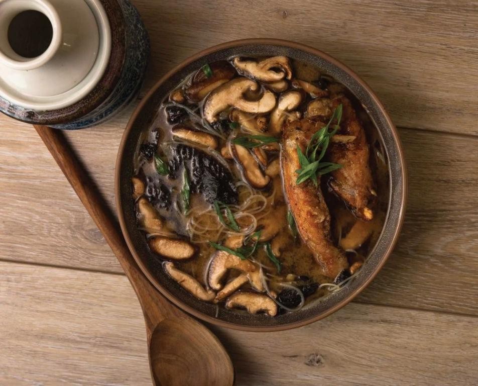Miso Soup with Turkey and Brown Rice