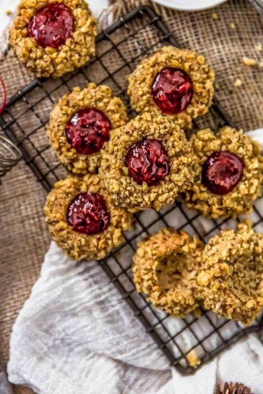 Monkey Jam Thumbprint Cookies