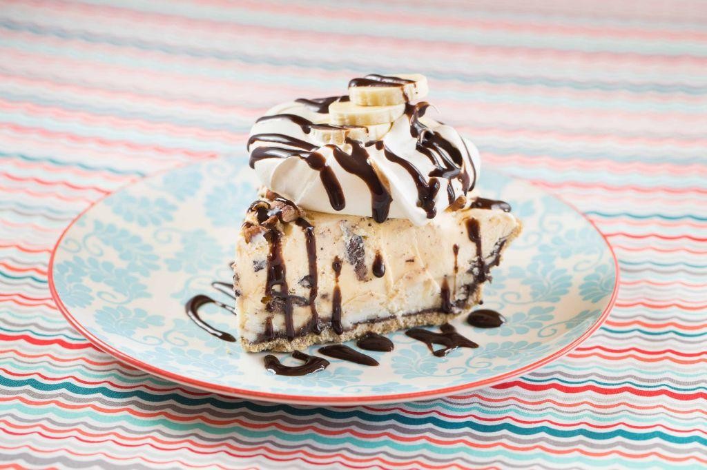 Monkey Pie with Whipped Cream
