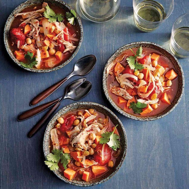Moroccan Spiced Chicken Slow Cooker Stew
