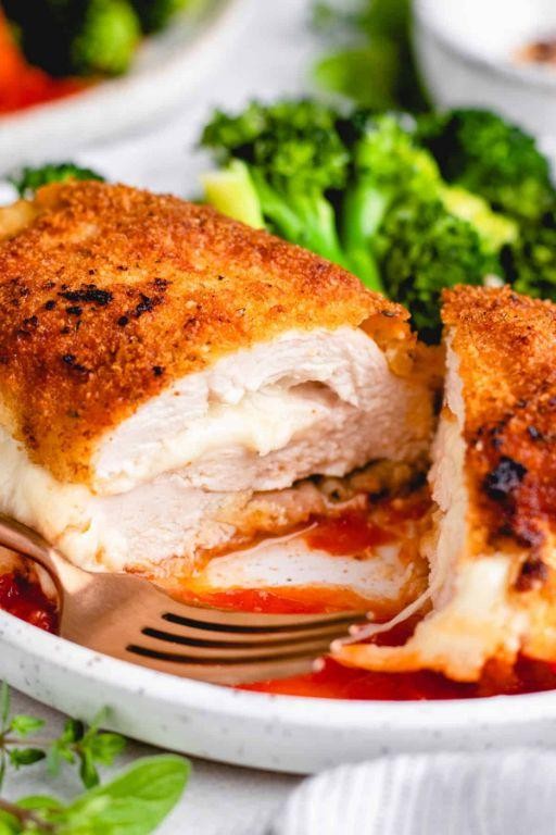 Mozzarella Cheese Stuffed Chicken Breast