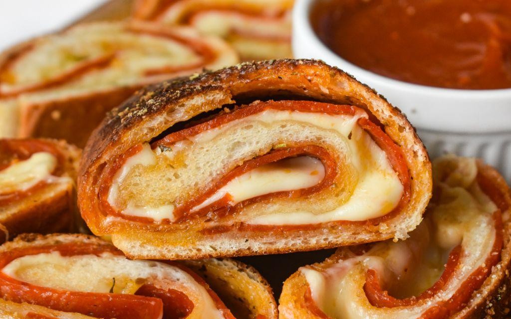 Mozzarella Cheese and Pepperoni Stromboli