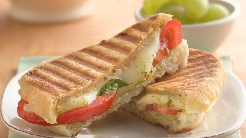 Mozzarella Cheese and Tomato Panini