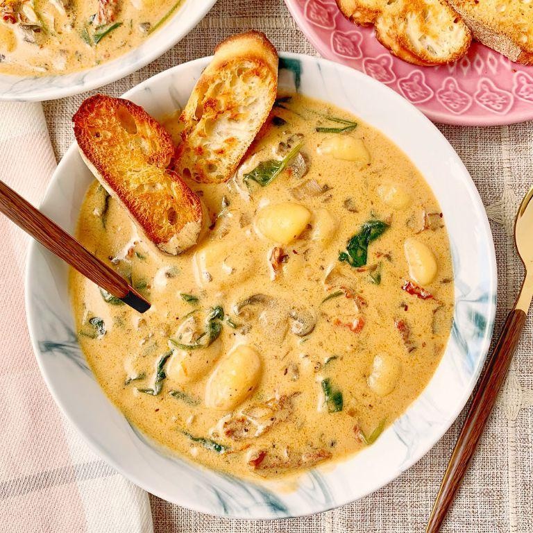 Mushroom and Gnocchi Soup